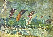 Alfred Sisley Regatta in Molesey oil painting reproduction